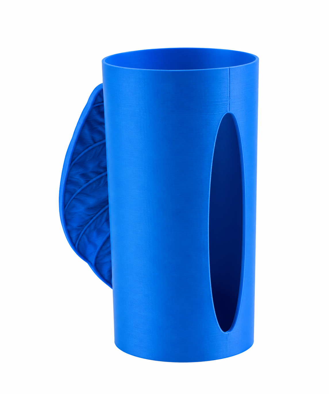 3D printet potte med blad