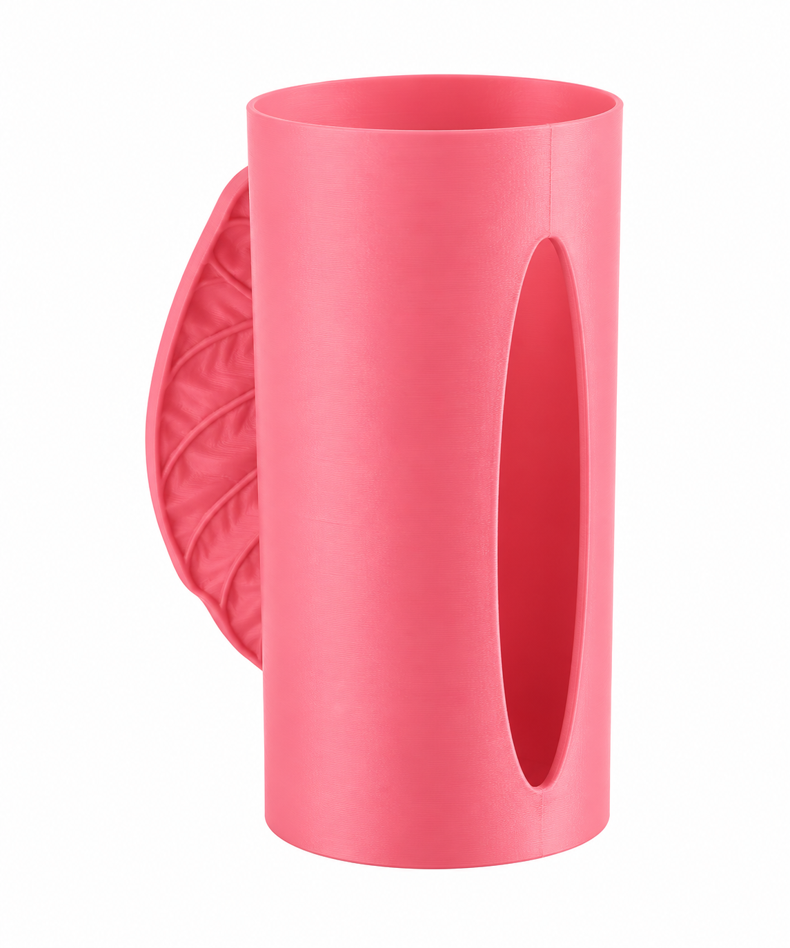 3D printet potte med blad