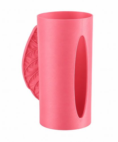 3D printet potte med blad
